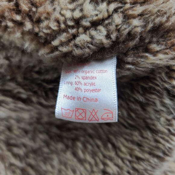 Aventura Brown Faux Fur Lined Field Jacket Barn Coat Women's S - Picture 5 of 6